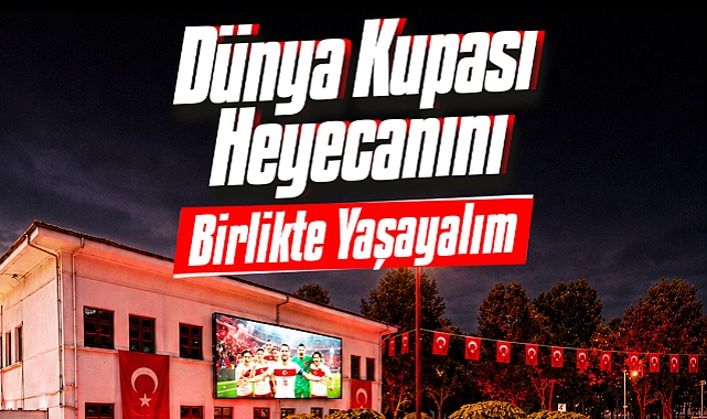 Büyükşehir Milli Maç İçin Dev Ekran Kurdu