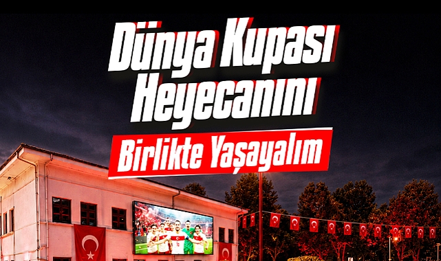 Büyükşehir Milli Maç İçin Dev Ekran Kurdu