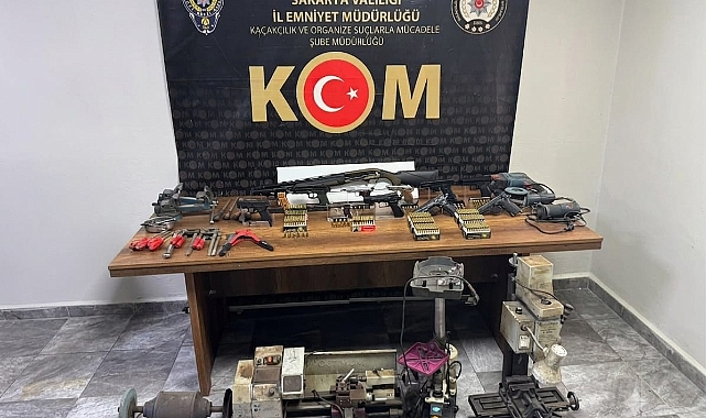 Evde Silah Üretimine Polis Baskını