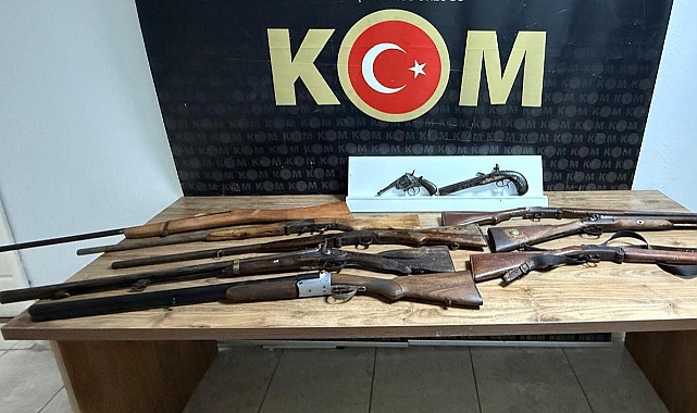 KOM’dan Kaçak Silah Operasyonu