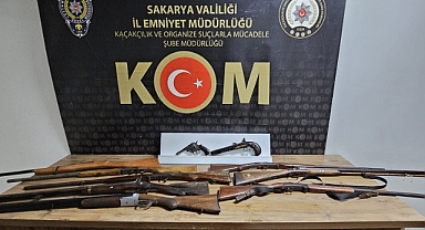 KOM’dan Kaçak Silah Operasyonu 