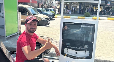 Büyükşehir Akyazı'da Engelli Araç Şarj İstasyonunu Hizmete Açtı 