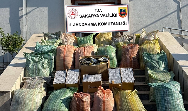 Jandarmadan Kaçak Tütün İmalathanesine Baskın