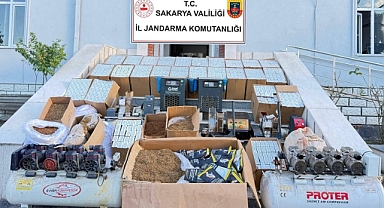 Jandarmadan Kaçak Tütün İmalathanesine Baskın