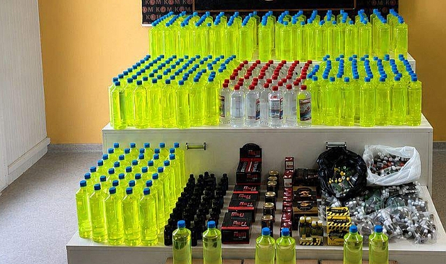 KOM'dan Kaçak Alkol Operasyonu 