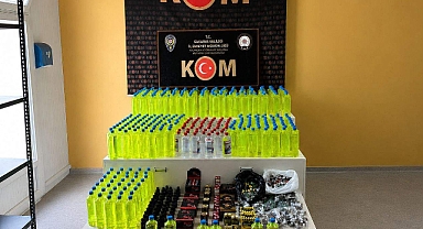 KOM'dan Kaçak Alkol Operasyonu 