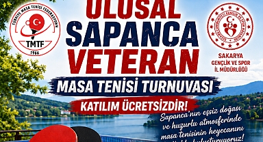 Sapanca Ulusal Veteran Masa Tenisi Turnuvası İçin Geri Sayım Başladı