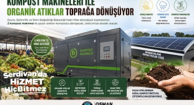 Serdivan'da Pazar Atıkları Organik Gübreye Dönüşecek