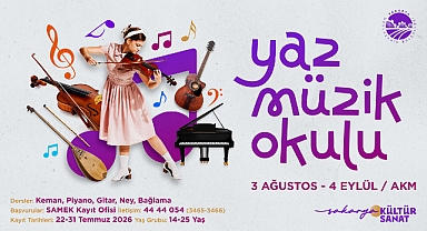 Yaz Müzik Okulu’nda Kayıt Heyecanı Başlıyor