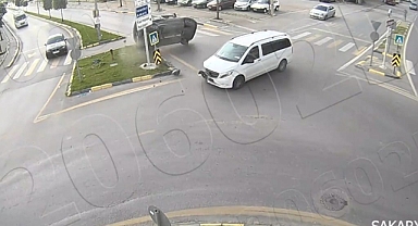 Trafik kazaları MOBESE kameralarına yansıdı 