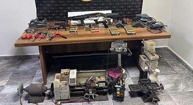 Evde Silah Üretimine Polis Baskını 